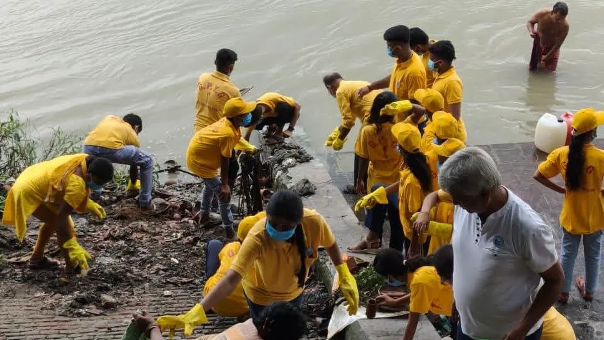 450वाँ गंगा तट शुद्धि अभियान, श्रीरामपुर  28 अक्टूबर 2017 से निरंतर हर शनिवार लगातार