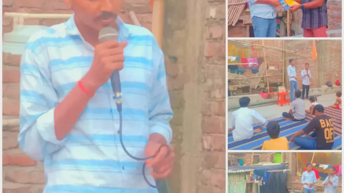 बाल संस्कारशाला में एक नए सहयोगी भैया का आगमन
