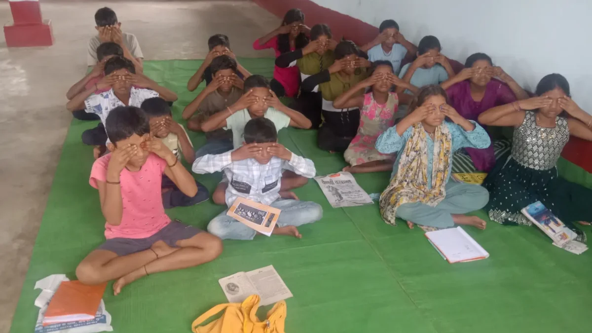 जिले मे प्रत्येक सप्ताह बाल संस्कार शाला का शुभारम्भ हो रहा है