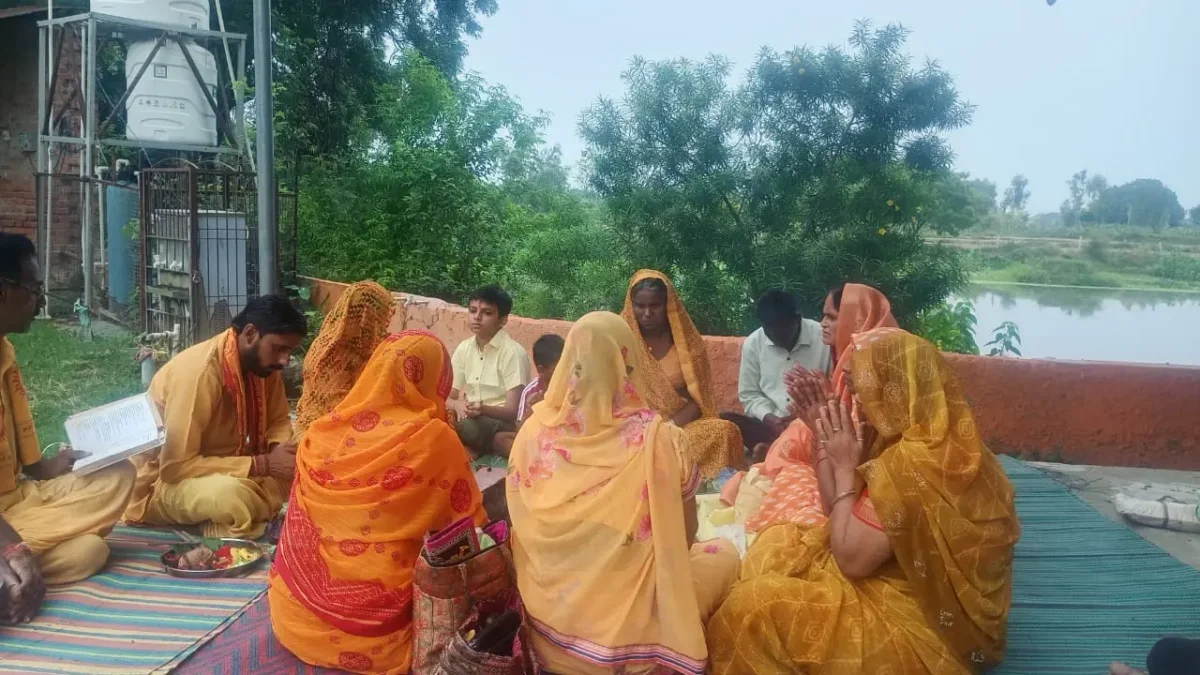 ईशान युवा मंडल उन्नाव द्वारा मासिक गायत्री यज्ञ कार्यक्रम सफलतापूर्वक संपन्न जुलाई 2026