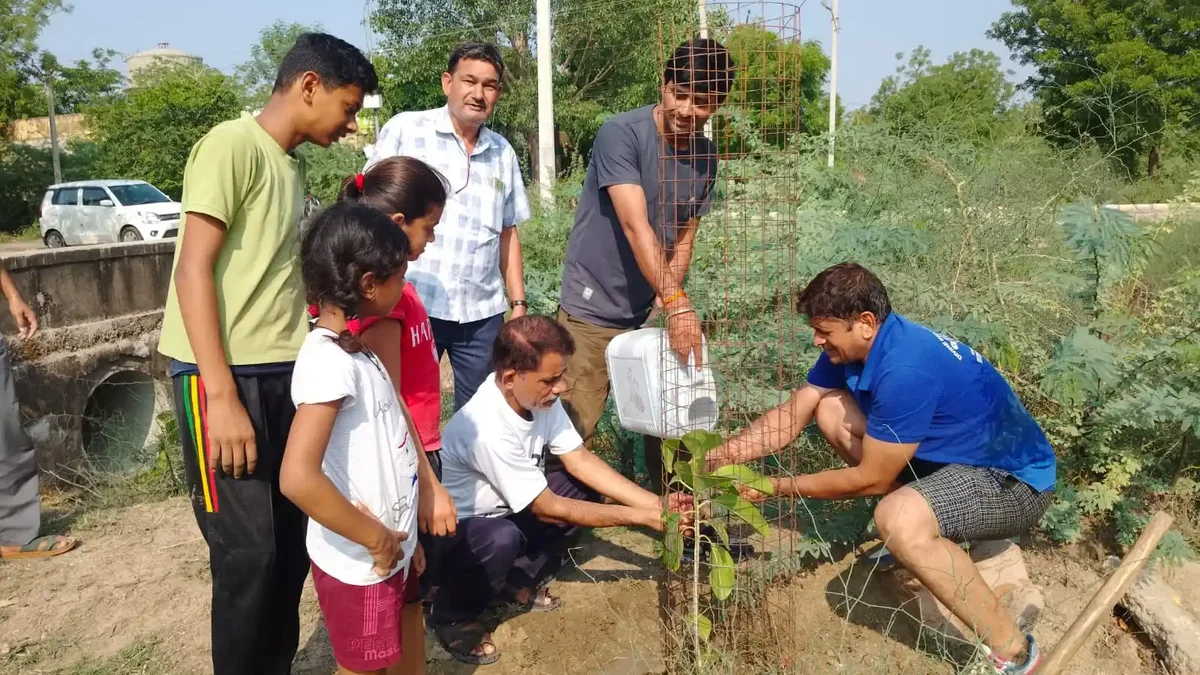वृक्षगंगा अभियान: दिया राजस्थान का साप्ताहिक वृक्षारोपण अभियान 315 सप्ताह पूर्ण, छह वर्षों से निरंतर हरित चेतना का प्रसार