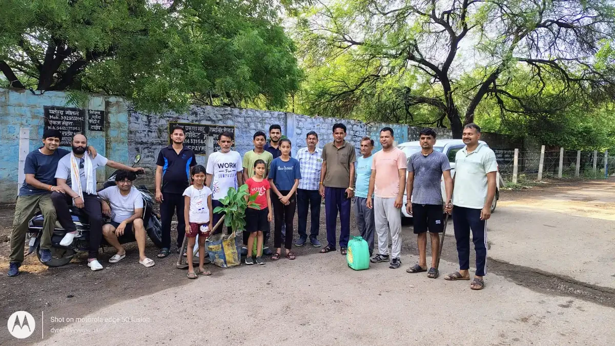 वृक्षगंगा अभियान: दिया राजस्थान का साप्ताहिक वृक्षारोपण अभियान 315 सप्ताह पूर्ण, छह वर्षों से निरंतर हरित चेतना का प्रसार